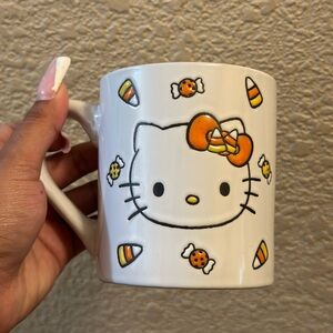 Hello kitty candy corn mug